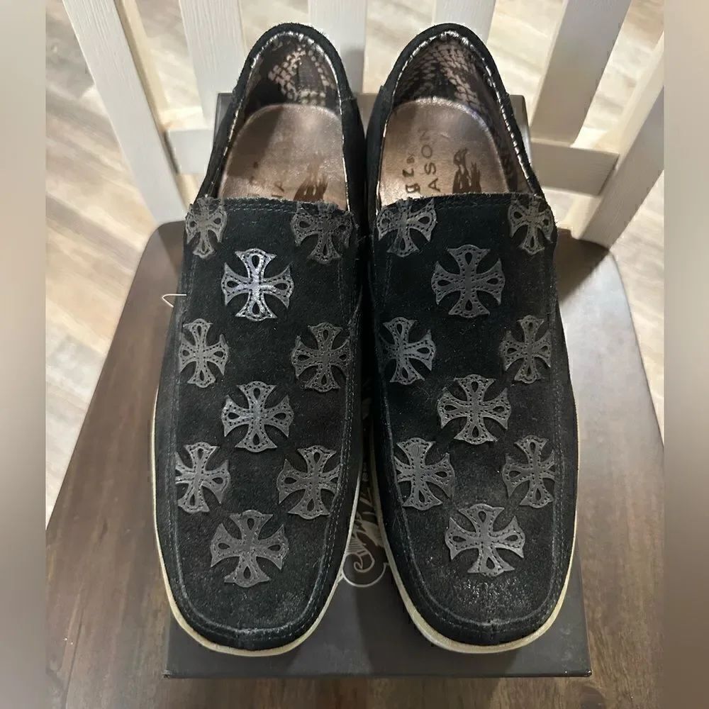 Mark Nason Lounge Rahway Loafers black size 7.5 NWT
